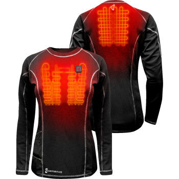 GERBING HEATED CLOTHING Women's 7V Heated Base Layer Shirt - XL GERBLS7VWBLKXL