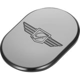 FIGURATI DESIGNS Antenna Cover - Left Rear Fender - FD Logo - Black  FD-01-AC-BLK-LT