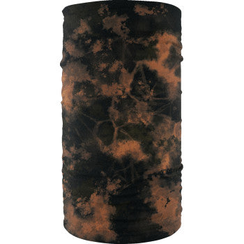 ZAN HEADGEAR Motley Tube® Fleece Lined Greg Lutzka Tube - Tie Dye - Black/Brown TF774