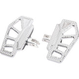 THRASHIN SUPPLY Apex Mini Floorboards - Front - Chrome . TSC-2217-3-SF