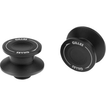 GILLES TOOLING Swingarm Spool - Black PSA2-M6-BD
