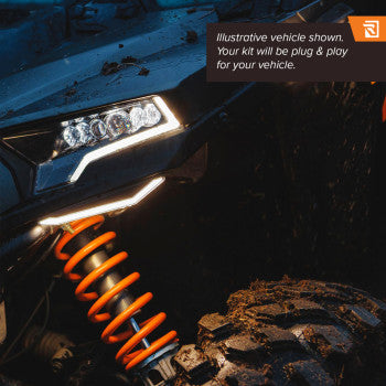 RAVEK Apex Lights™ - Running - White - RZR Pro R 64-504S