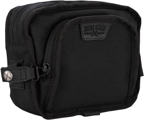 BURLY BRAND Handlebar Bag - Black Cordura B15-1012B