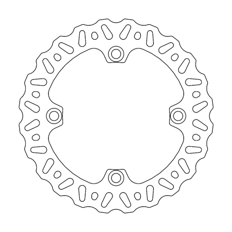 MOTO-MASTER Brake Rotor - Rear - Nitro 110715-PU
