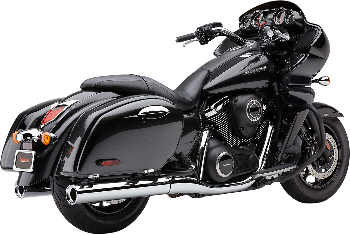 COBRA Mufflers - Billet Tip - VN1700 Vaquero/Voyager  2009 -2019 4230
