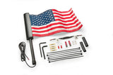 Goldstrike  Lighted Flag Kit For Gold Wing, Black 78610