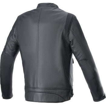 ALPINESTARS Dyno Leather Jacket - Black/Black - 4XL 3103924-1100-4X