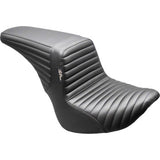 LE PERA Kickflip Up Front Seat - Pleated - Black - FL/FX '18-'25 LYU-590PT