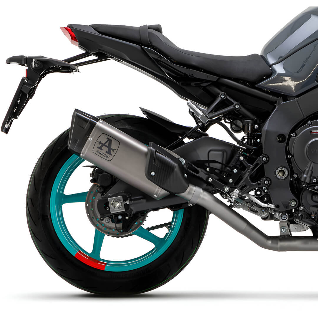 Arrow 71007PT Pista Racing Exhaust, Titanium for Yamaha MT-10 '22-'24