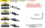 IN STOCK Arrow Exhaust Headers Honda CB750 Hornet 2025  71811mi