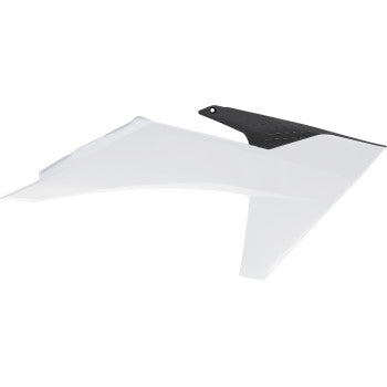 ACERBIS Radiator Shrouds - White/Black 2986481035