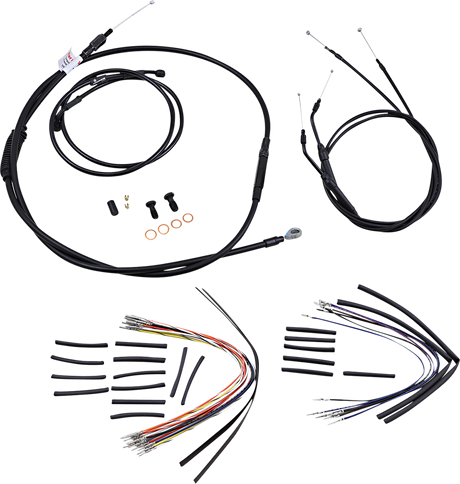 BURLY BRAND Control Kit - 16" Ape Hanger Handlebars B30-1044