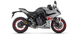 71979PKN Arrow Works HOMOLOGATED NICHROM "DARK" full system with Catalytic converter  SUZUKI GSX-8S /R 2022-2025