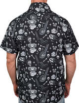 LETHAL THREAT Chop It Short-Sleeve Shirt - Black - 4XL MG60131-4XL