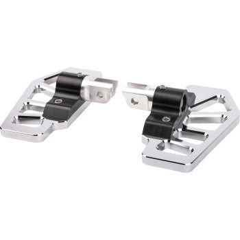 THRASHIN SUPPLY Apex Mini Floorboards - Front - Chrome . TSC-2217-3-SF