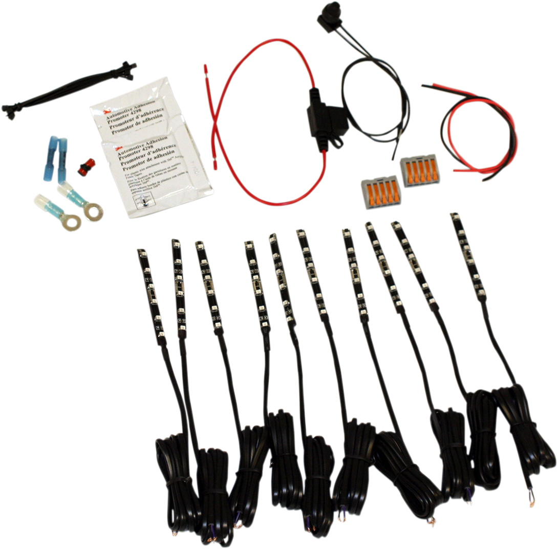 CUSTOM DYNAMICS Magicflex­®2 Cruiser LED Engine Kit - Purple M2SB1PURPLE