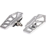 THRASHIN SUPPLY Apex Mini Floorboards - Chrome . TSC-2217-3-D