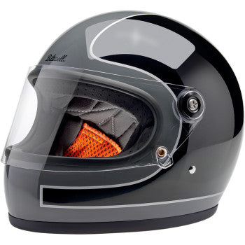 BILTWELL Gringo S Helmet - Tracker - Gloss Storm Gray/Black - Large  1003-562-504