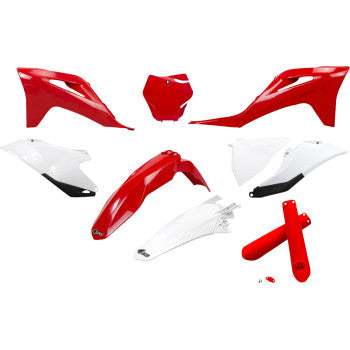 UFO Replacement Body Kit - '21-'22 OEM Red/White/Black - Gas Gas - EX '21-'23 GGKIT702F@999
