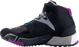 ALPINESTARS Stella CR-X Drystar® Shoes - Black/Gray/Teal/Purple - US 5 261152313705