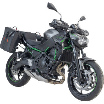 SW-MOTECH SysBag Side Bag System - Black - Kawasaki EX650 Ninja/Z650 '16-'24 BC.SYS.08.866.31001B