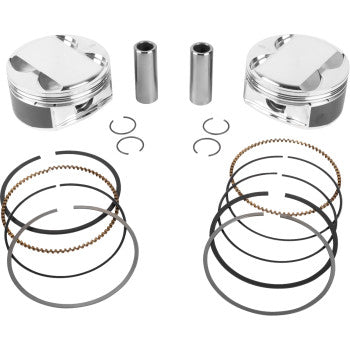 JE PISTONS Piston Kit - 4.080" Bore - 4.500" Stroke - 12.0:1 CR - 114" M8 398761