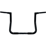 FAT BAGGERS INC. 1-1/4" EZ Install Flat Top Handlebar - Reduced Reach - 13" - Black 705013-B