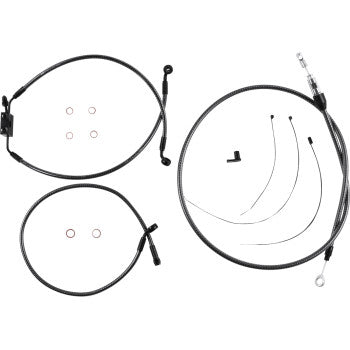 MAGNUM SHIELDING KARBONFIBR Designer Handlebar Installation Kit - 8" - FXLR/FXFB/S 7871128