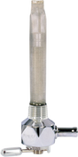 PINGEL Hex Fuel Valve - Diamond Chrome - 3/8" NPT 4211-CD