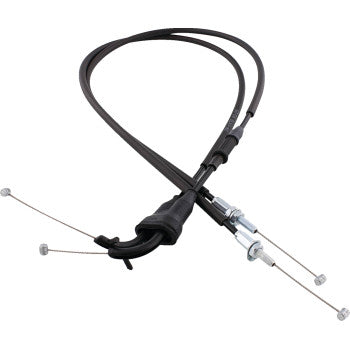 MOOSE OFFROAD Black Vinyl Throttle Cable - Stock Length - Honda CRF 45-1279