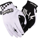 THRASHIN SUPPLY CO. Go Fast Stealth Gloves - White - Medium SV1-10-09