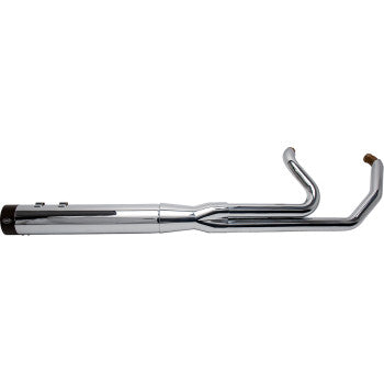 S&S CYCLE 2-into-1 Sidewinder Exhaust System - 50 State - Chrome - Touring '07-'16 550-0771