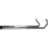 S&S CYCLE 2-into-1 Sidewinder Exhaust System - 50 State - Chrome - Touring '07-'16 550-0771