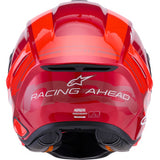 ALPINESTARS Helmet S-R7 A-Core Rd/Wh Gloss Ece06/Dot L 8203426-3182-L