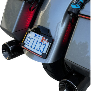 CUSTOM DYNAMICS License Plate Frame - LED - Black TF05-23-B