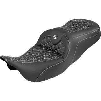 SADDLEMEN Seat Roadsofa Tri Gripper White Stitch 808-07B-21006