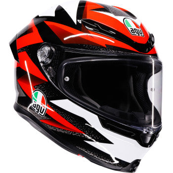AGV Helmet K6 S Braven Black/Red/White Sm 2118395016-029-S