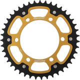 SUPERSPROX Stealth Rear Sprocket - 43 Tooth - Gold - Kawasaki/Yamaha/Suzuki RST-486-43-GLD