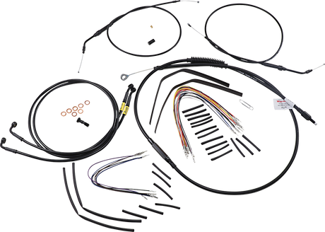 BURLY BRAND Control Kit - 12" Ape Hanger Handlebars B30-1197