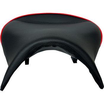 SHOW CHROME Ryker Combat Seat - Black w/ Red Trim - Can-Am Ryker 41-429