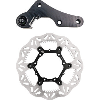 GBRAKES Brake Rotor Kit 270mm Floating Wave Rotor + Bracket GBDOS1