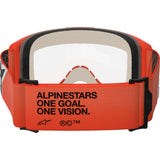 ALPINESTARS GOGGLES Goggle Vision 5 Corp Orange Clear 5101725-430