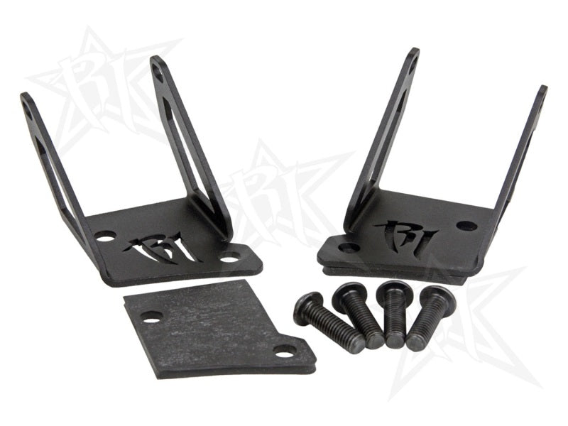 Rigid Industries Jeep JK - A-Pillar Mount Kit - Mounts set of Dually/D2 40331