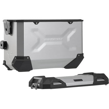 SW-MOTECH TRAX ADV Aluminum Case System - Silver - Kawasaki Versys 1000 '19-'23 KFT.08.922.70101/S