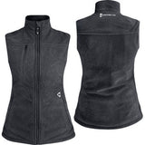 GERBING HEATED CLOTHING Women's 7V Thermite Heated Fleece Vest 2.0 - Gray - XS GERTFVST7VWGXS