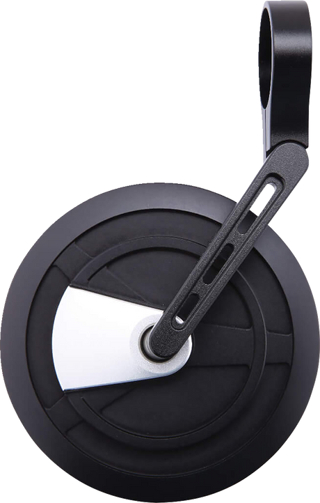HIGHSIDER Mirror - Enterprise EP1 - Side View - Round - Black/Silver 301-5231