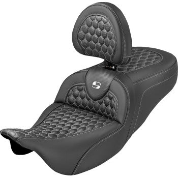 SADDLEMEN Seat Roadsofa Hc Sr Db Wht Stitch 808-07B-189B6