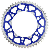 MOTO-MASTER Fusion Series Dual Ring Rear Sprocket - 48 Tooth - Blue 620073448