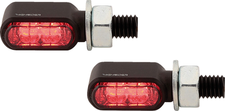 HIGHSIDER Bronx Turn Signal - Rear - Black 254-2860