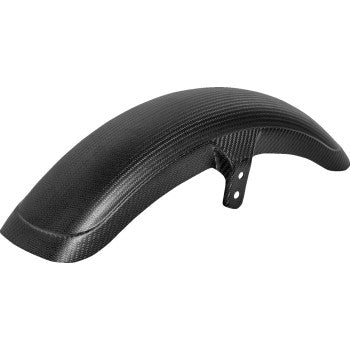 SADDLEMEN Front Fender - Carbon Fiber/Matte - Softail/Dyna CF-8-0002M